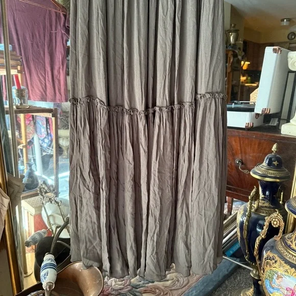 Joyfolie / Mia Joy “Macy” Dress in Olive - Girls Lace Maxi Dress - Picture 3 of 9